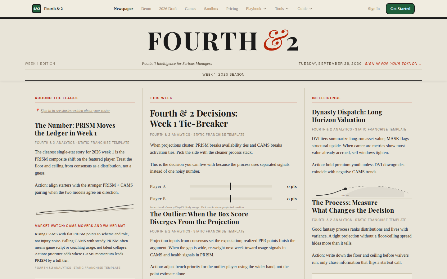 Magazine landing — newsroom front and editorial entry point (2026-09-29)